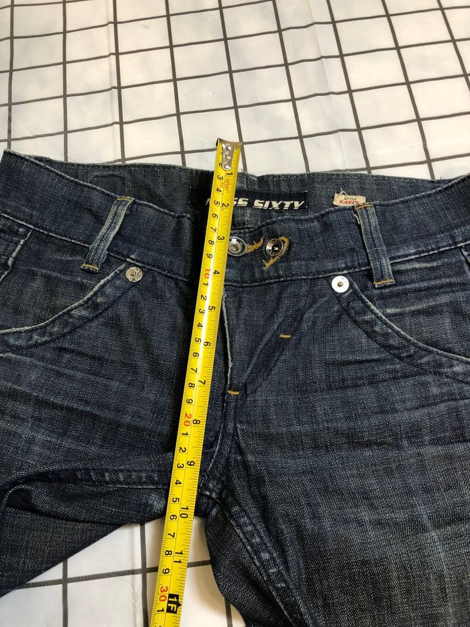 Miss Sixty Miss Sixty High Binky Slim Straight Leg Jeans Size 28" / US 6 / IT 42 - 15 Thumbnail