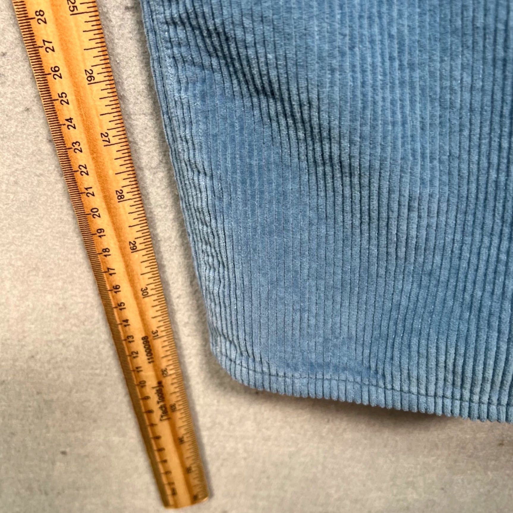 DL1961 DL1961 Womens 25 Blue Corduroy High-Waisted Straight Leg Pants Regular blue Corduroy 90s? no Vintage: No Mens Womens Boys Girls Size 42" / US 20 - 7 Thumbnail