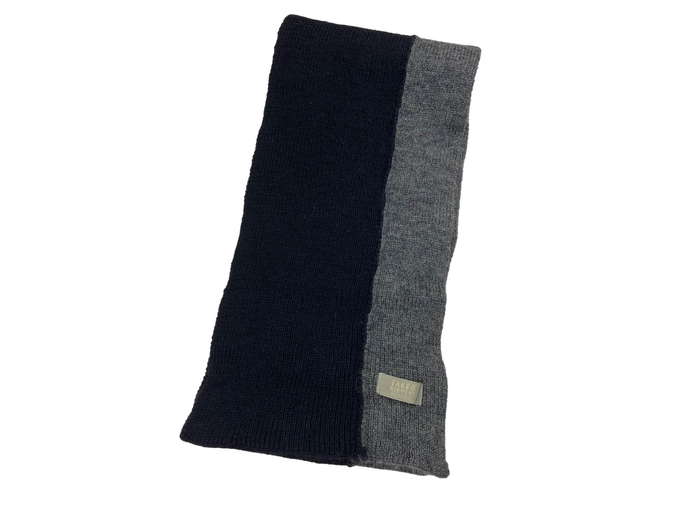 Takeo Kikuchi × Vintage Takeo Kikuchi scarf Knitted Pure Wool Vintage Scarves Size ONE SIZE - 5 Thumbnail