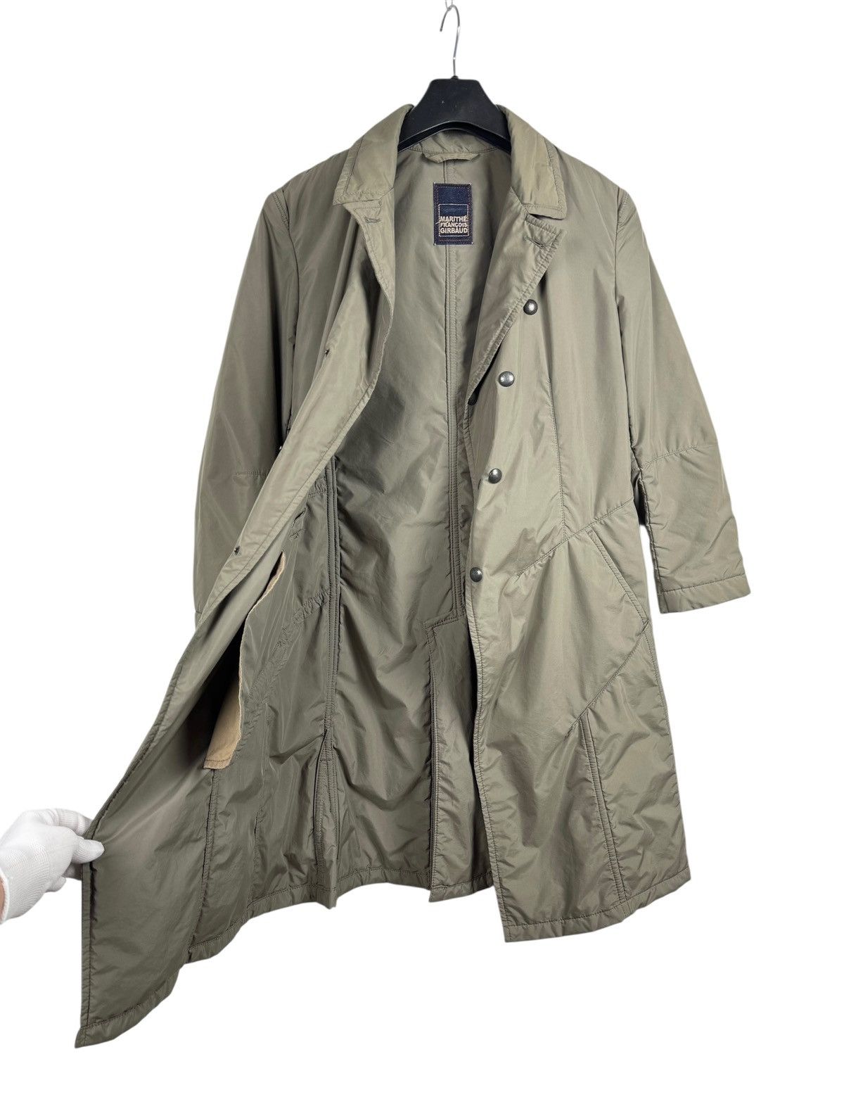 Marithe + Francois Girbaud Marithe Francois Girbaud Nylon Trench Coat Vintage size IT42 Size M / US 6-8 / IT 42-44 - 14 Thumbnail