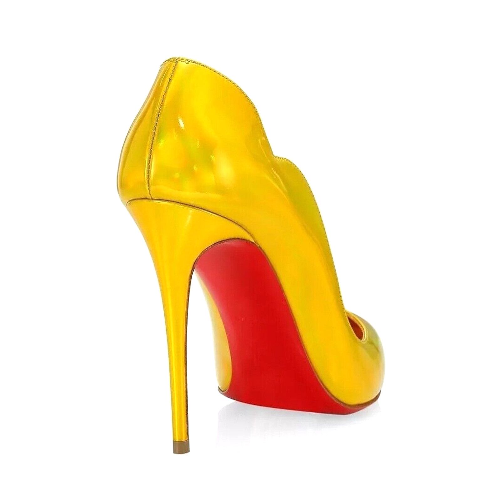 Christian Louboutin Christian Louboutin Hot Chick 100 Patent Yellow Pumps 36 Size US 6 / IT 36 - 8 Thumbnail