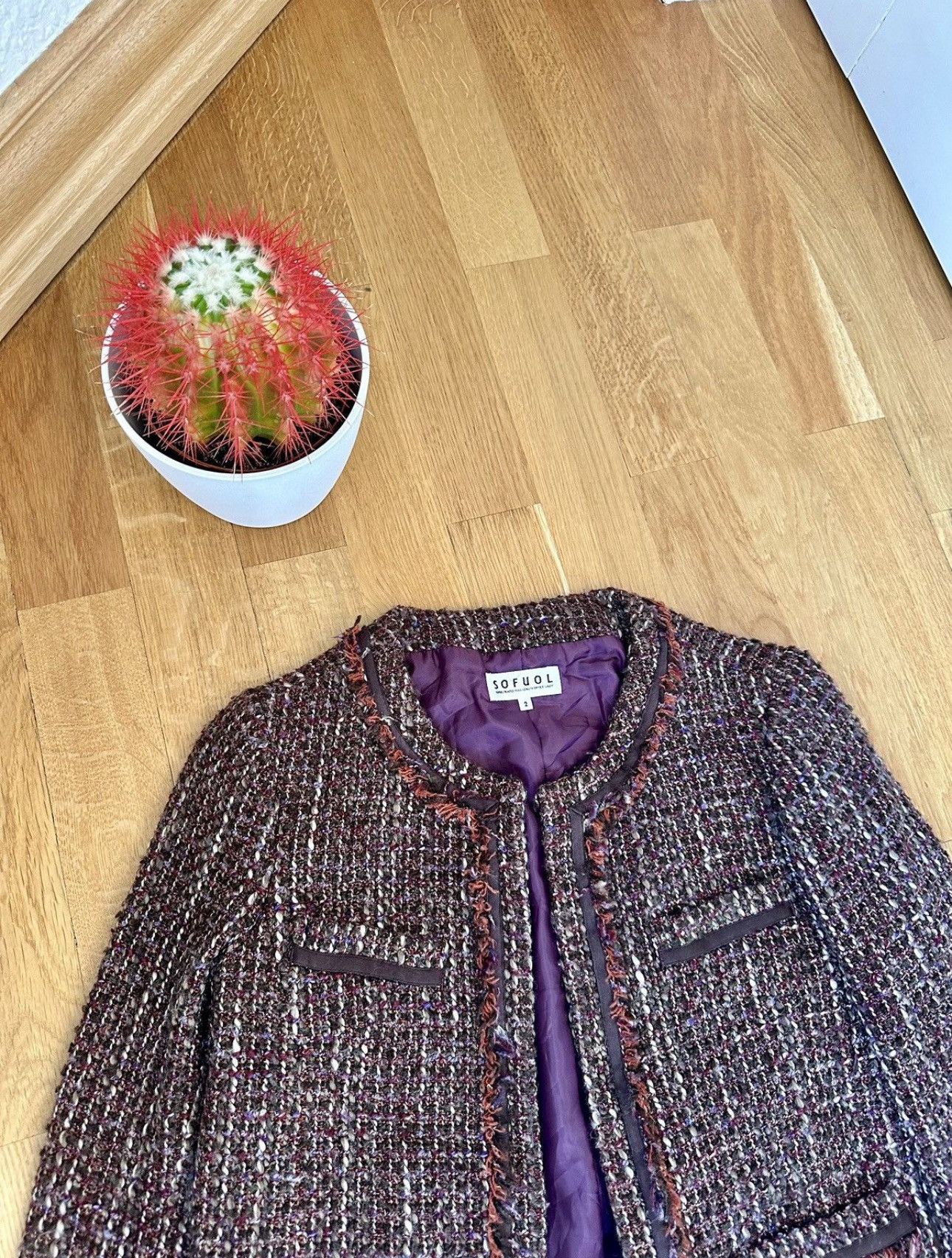 Japanese Brand Made in Japan Sofuol Blazer Archival Knit Size M / US 6-8 / IT 42-44 - 5 Thumbnail