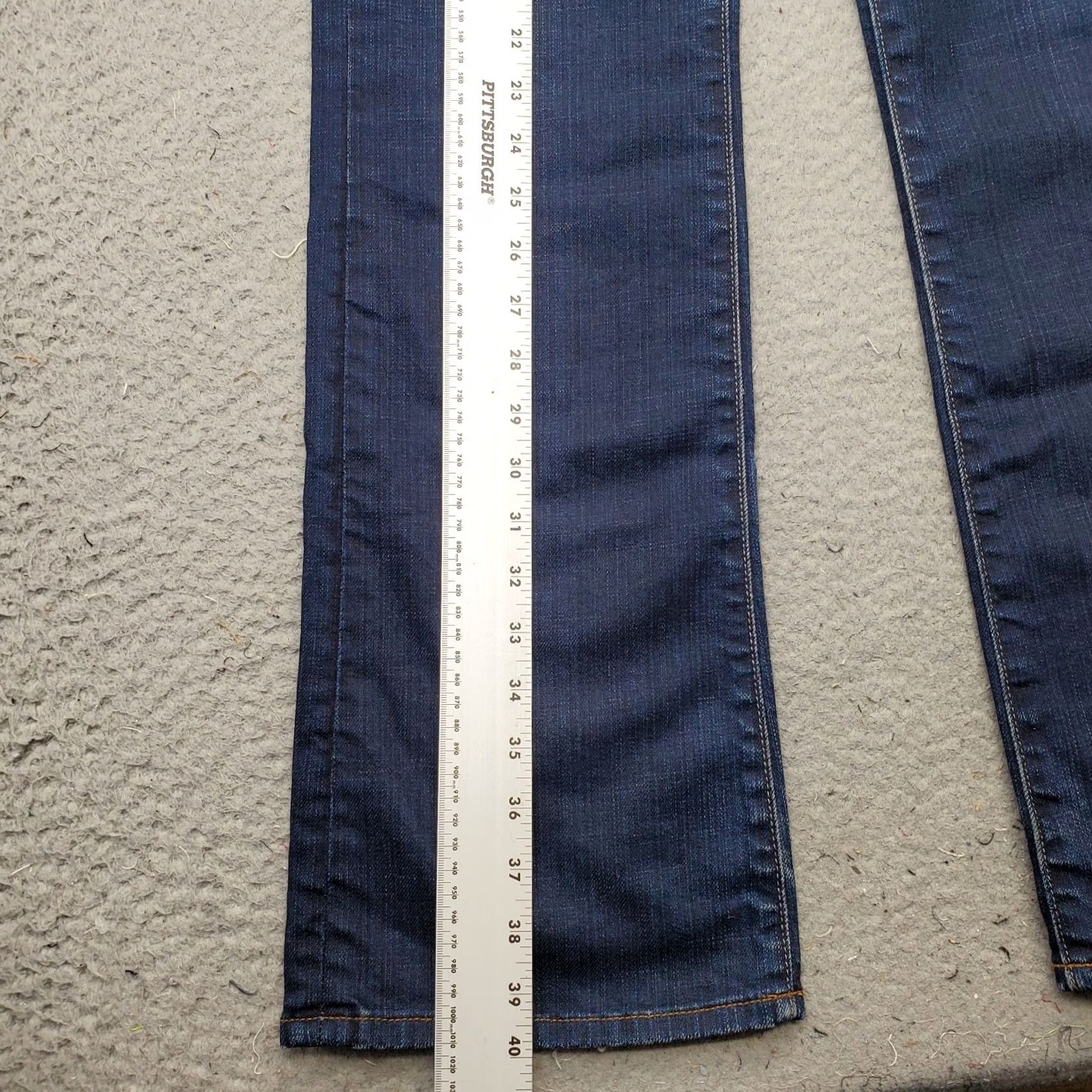 Lucky Brand Lucky Brand Bootcut Jeans Womens 4 Blue Denim Dark Wash Jeans Size 27" / US 4 / IT 40 - 3 Thumbnail