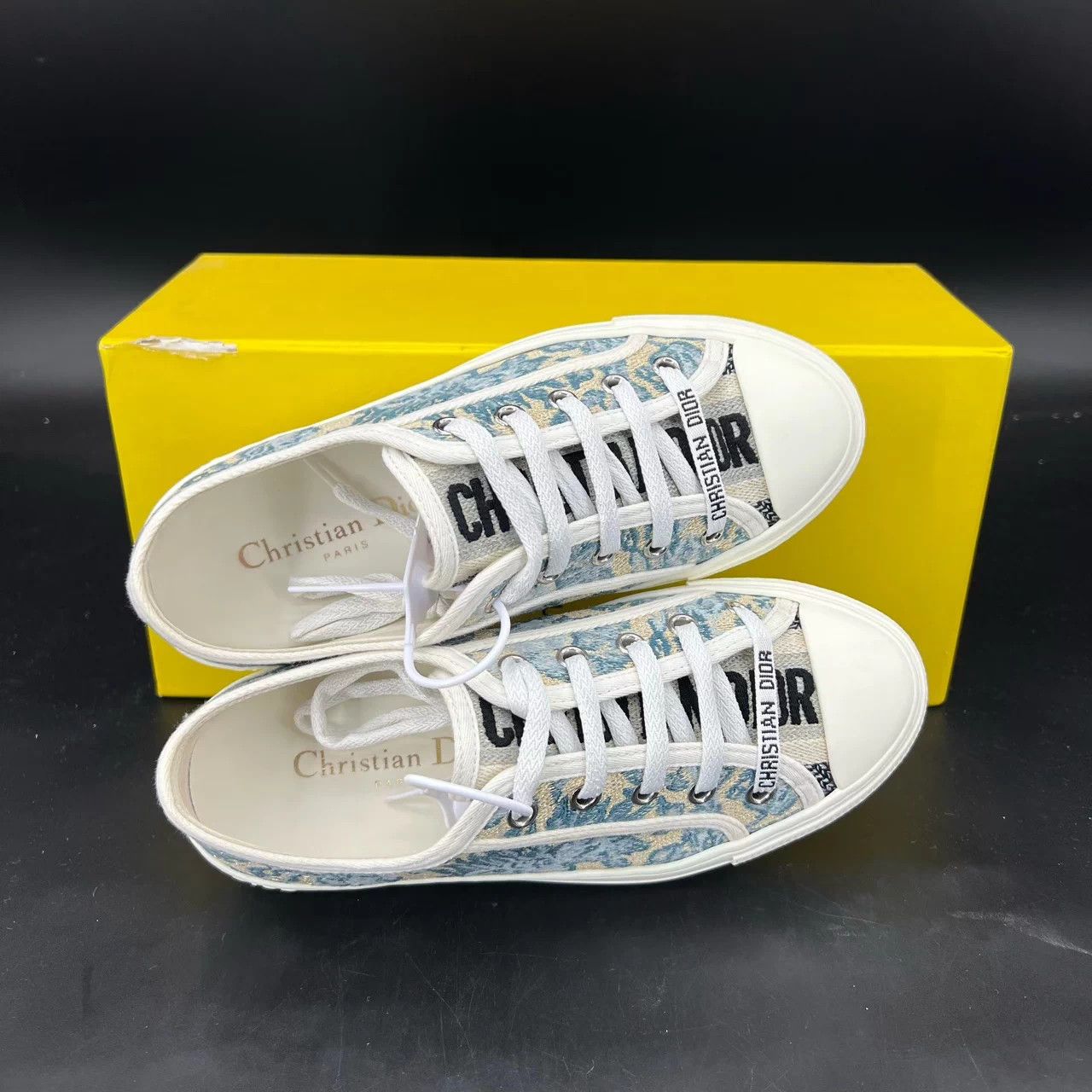 Dior DIOR Walk'n'Dior cotton embroidered 34.5 Size US 4.5 / IT 34.5 - 4 Thumbnail