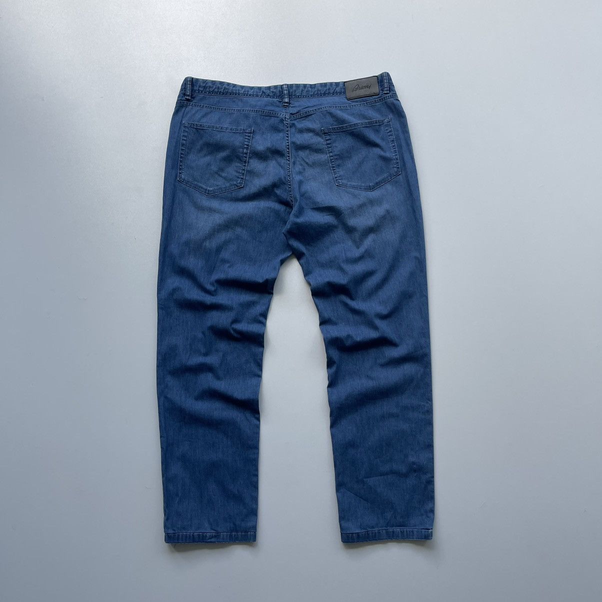 Brioni Brioni Meribel Trousers Regular Fit Denim Jeans Blue Size US 38 / EU 54 - 3 Thumbnail