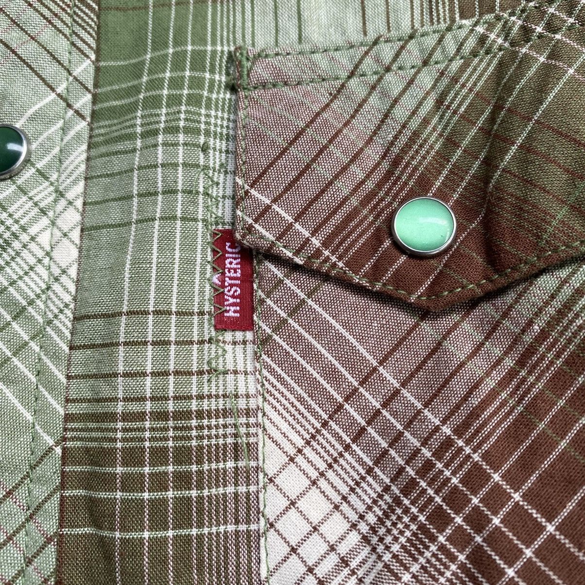 Hysteric Glamour 2000s Hysteric Glamour Green Brown Plaid Shirt Size US S / EU 44-46 / 1 - 6 Thumbnail