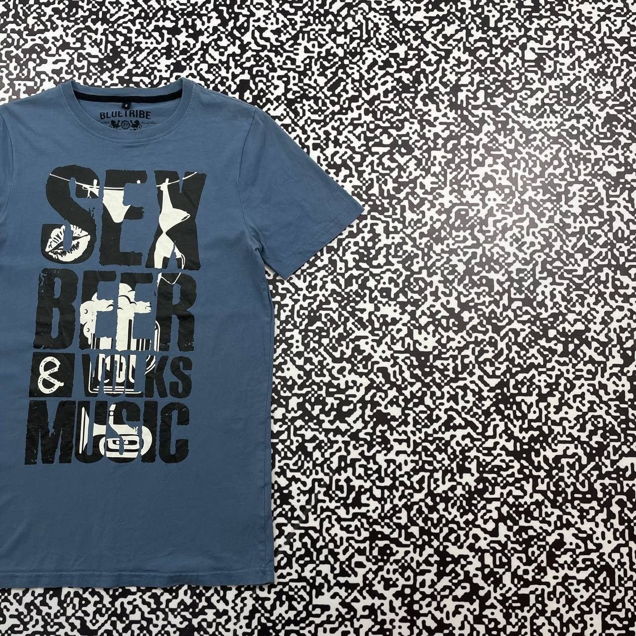 Vintage Vintage Y2K Humor Sex Beer Volks Music Art 90s Style T-shirt Size US S / EU 44-46 / 1 - 3 Thumbnail