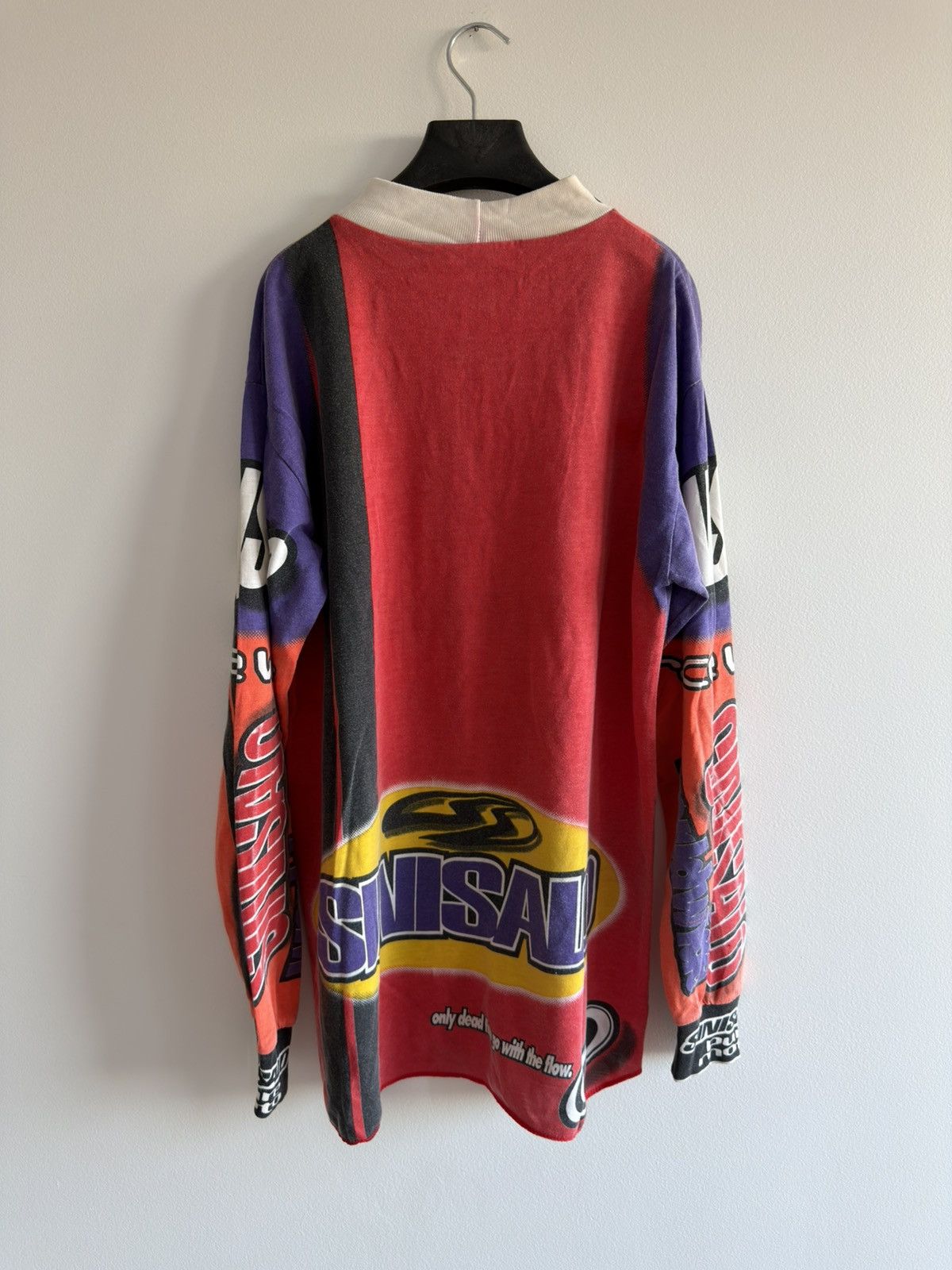 Honda *RARE* 90s VINTAGE JERSEY MOTOCROSS SINISALO AOP RARE Size US XL / EU 56 / 4 - 17 Thumbnail