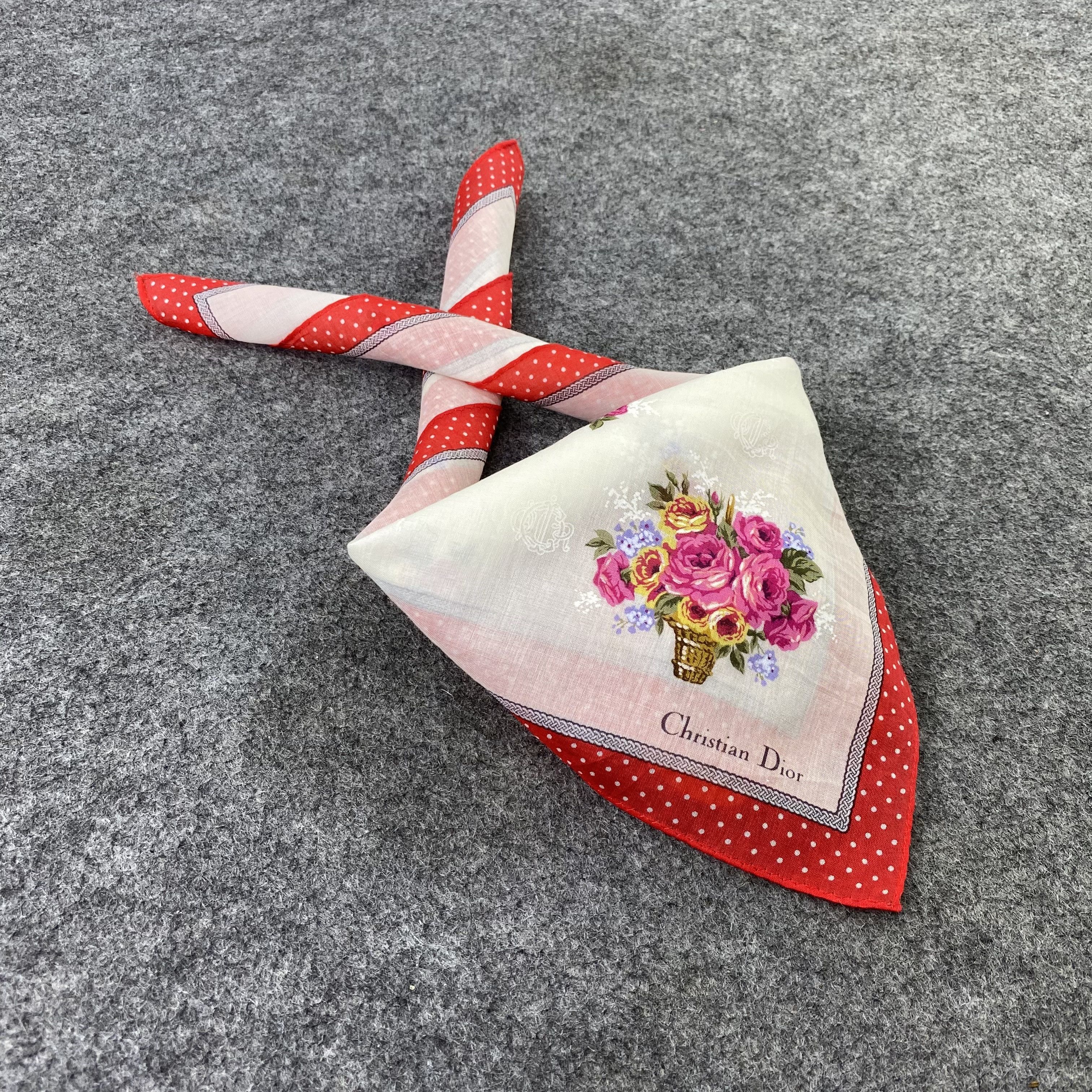 Designer Christian Dior Handkerchief / Bandana / Neckerchief-B1072 Size ONE SIZE - 1 Thumbnail