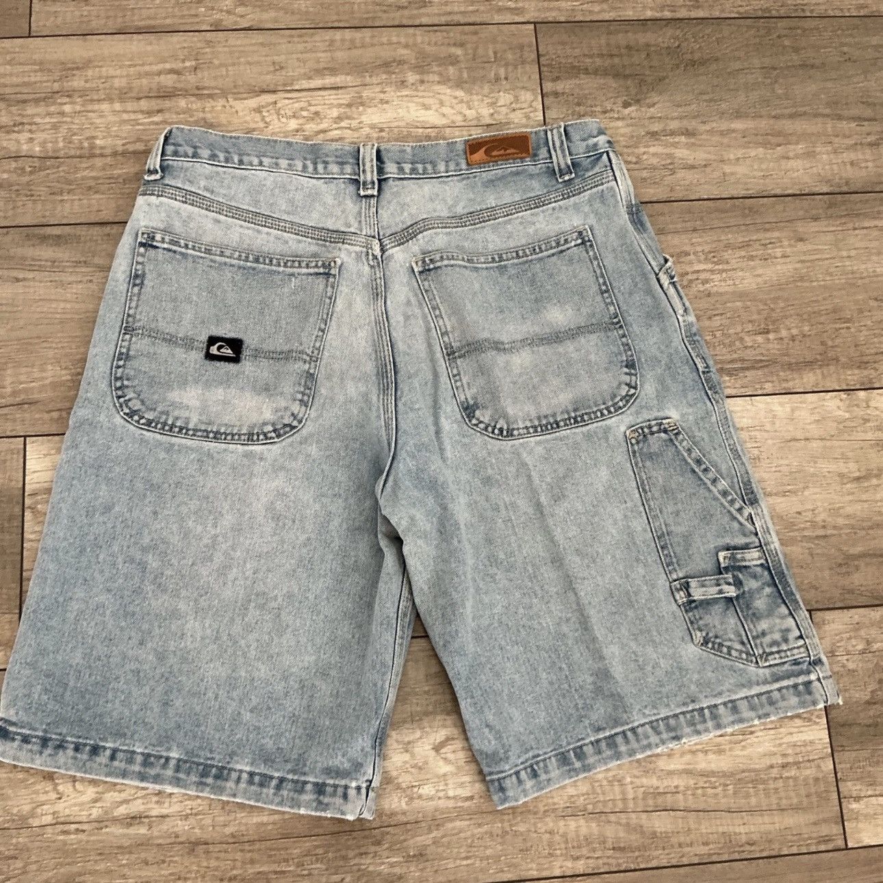 Vintage Y2K 90s Quiksilver QuikJean WideJean Baggy Shorts Size 36 Size US 34 / EU 50 - 8 Thumbnail