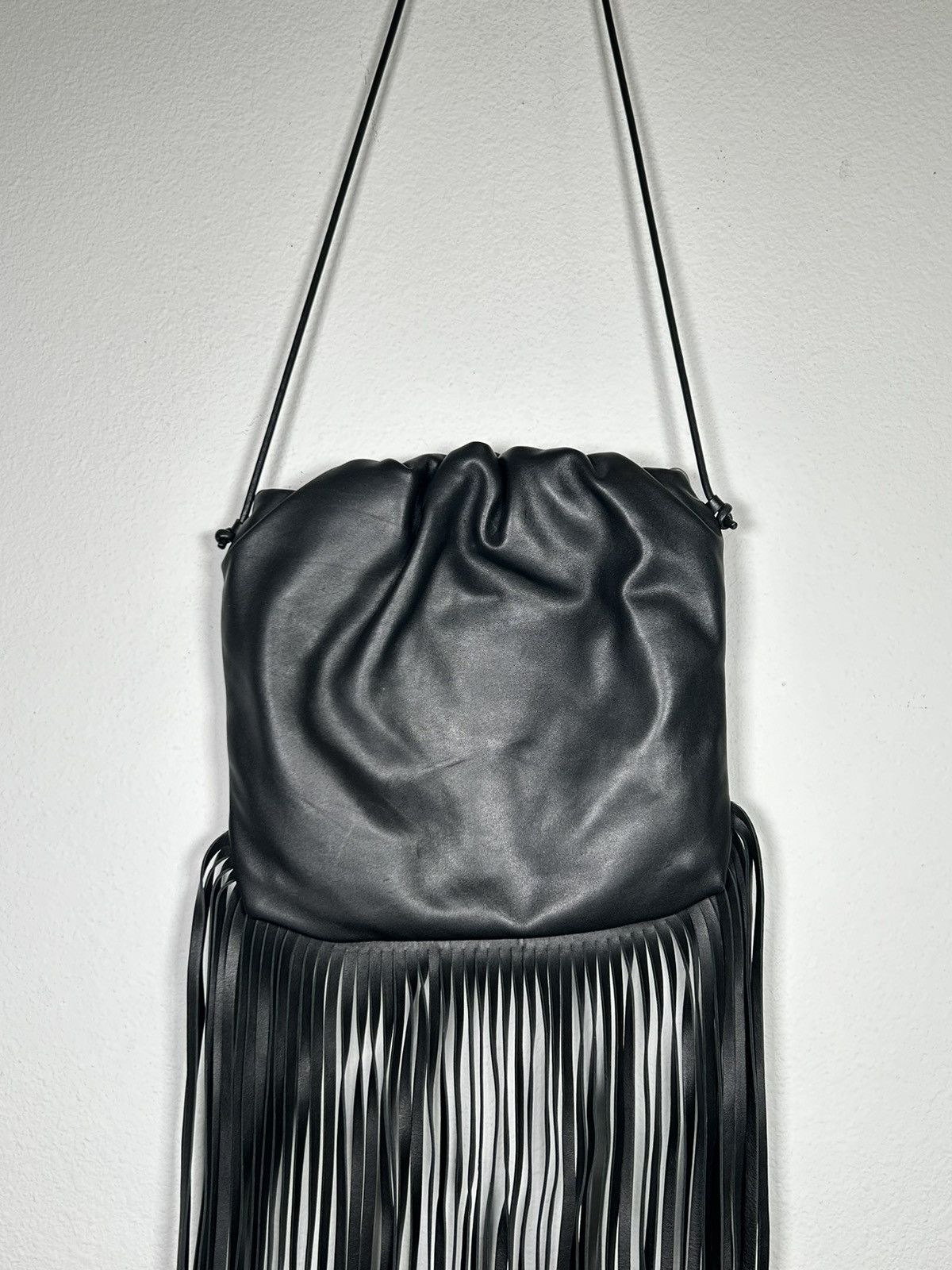 2022 Fringe Nappa Leather Crossbody Bag