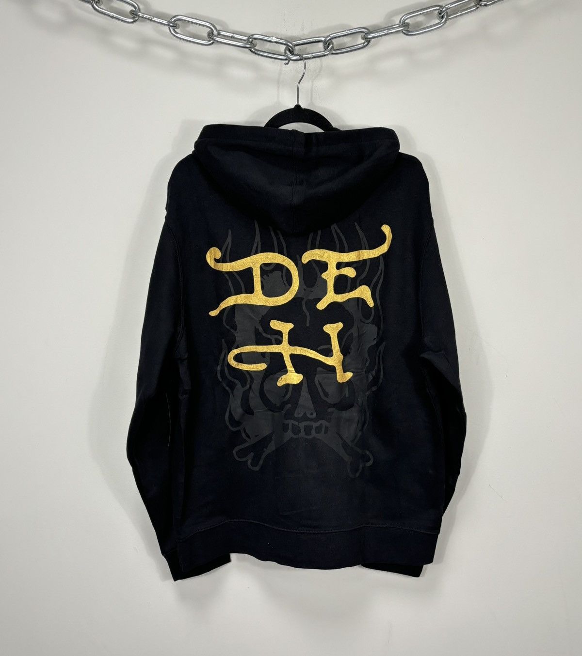 Christian Audigier Ed Hardy NEW Snake Eagle Big Logo Rare Black Hype Hoodie Size US L / EU 52-54 / 3 - 15 Thumbnail