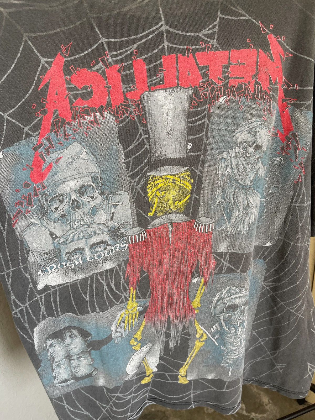 Band Tees × Vintage Vintage 1992 Metallica Ringmaster Pushead All over print Size US L / EU 52-54 / 3 - 6 Thumbnail
