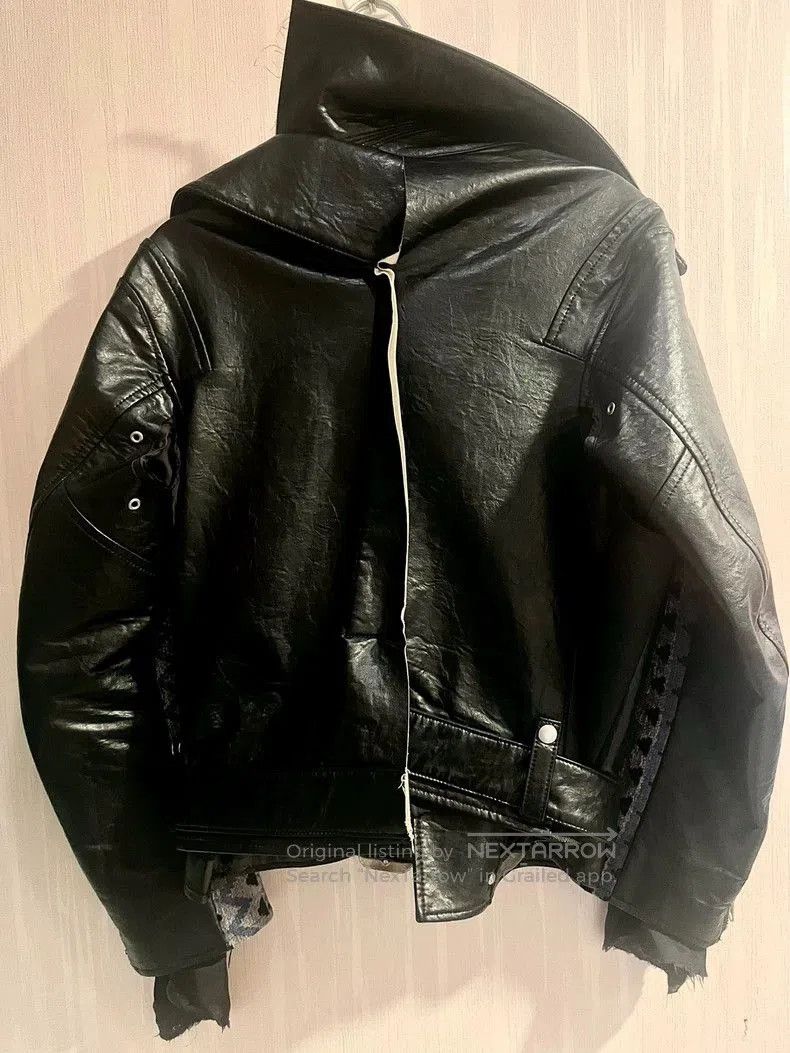 Junya Watanabe junya watanabe black leather biker jacket . Size US M / EU 48-50 / 2 - 3 Thumbnail