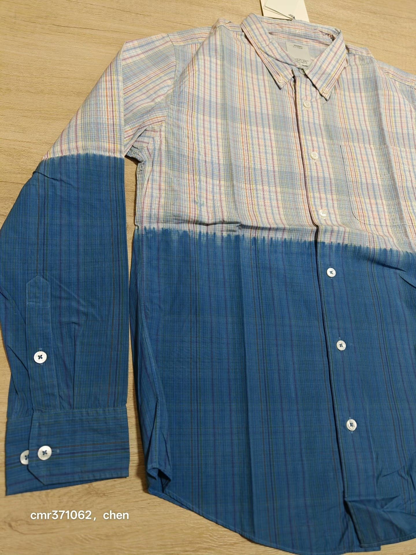 Visvim visvim 13ss lungta 2 Tone B.D Shirt Size US S / EU 44-46 / 1 - 2 Thumbnail