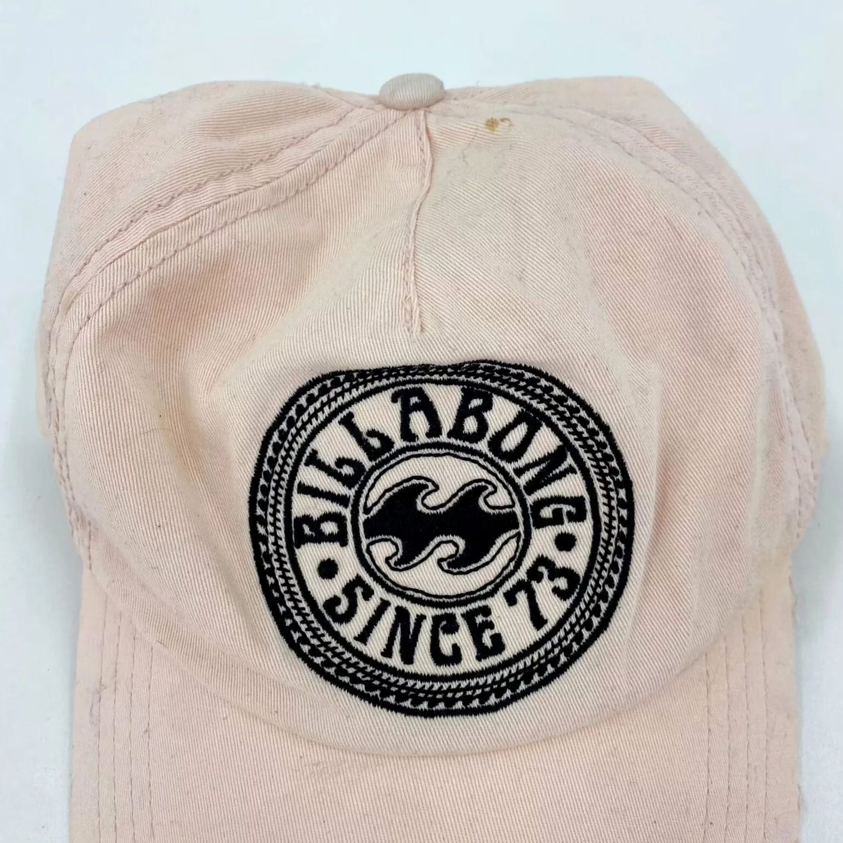 Billabong Billabong Strapback Hat Women One Size Pink Logo Adjustable Cotton Beach Surf Baseball Cap Size ONE SIZE - 3 Thumbnail