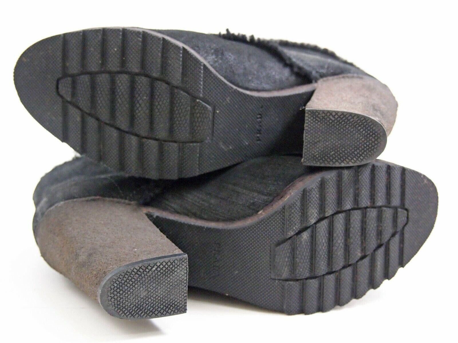 Prada Prada Fur Trimmed High Heel Booties Black Suede US 7 EU 37 Size US 7 / IT 37 - 8 Thumbnail
