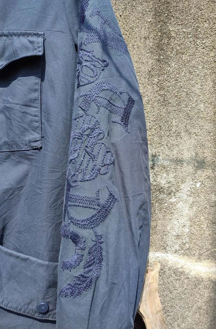 Designer LIST Utility Field Jacket Korean Designer Embroidered Sleeve Size US M / EU 48-50 / 2 - 6 Thumbnail
