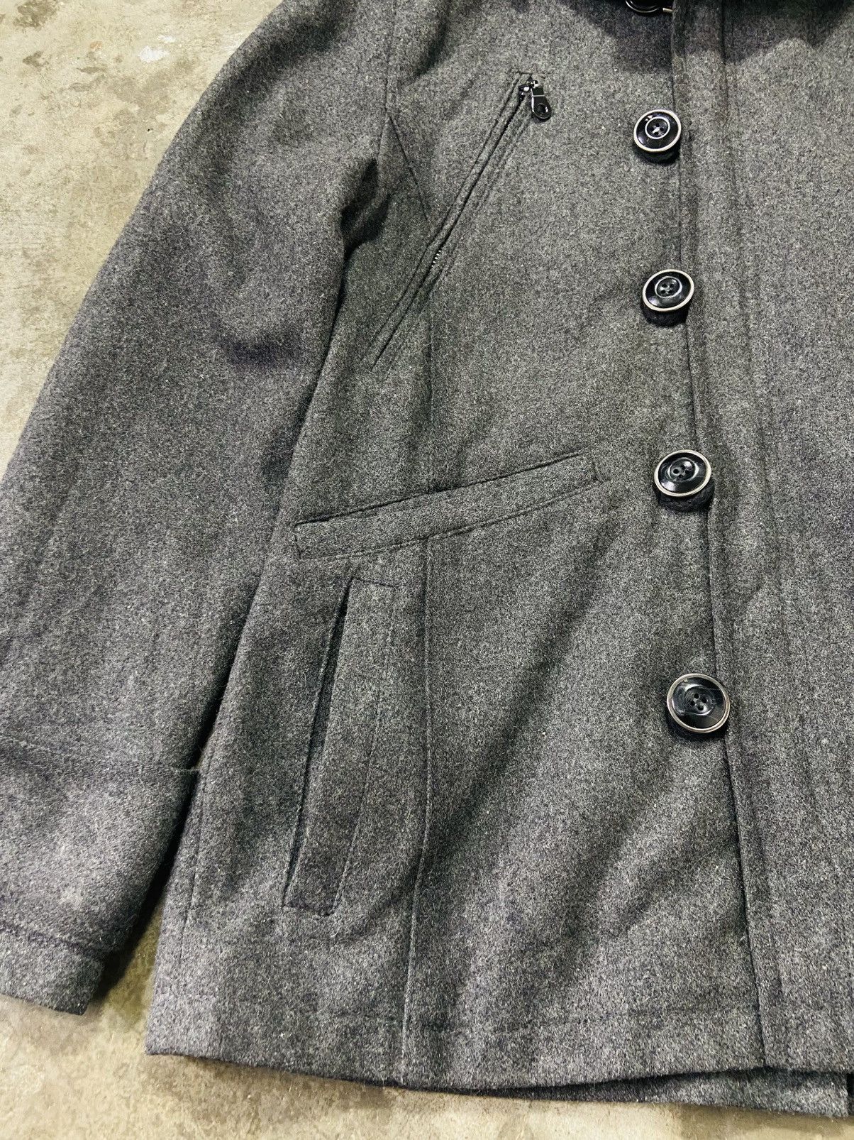 semanticdesign Semantic Design Multipocket Hoodie Wool Jacket Size M / US 6-8 / IT 42-44 - 7 Thumbnail