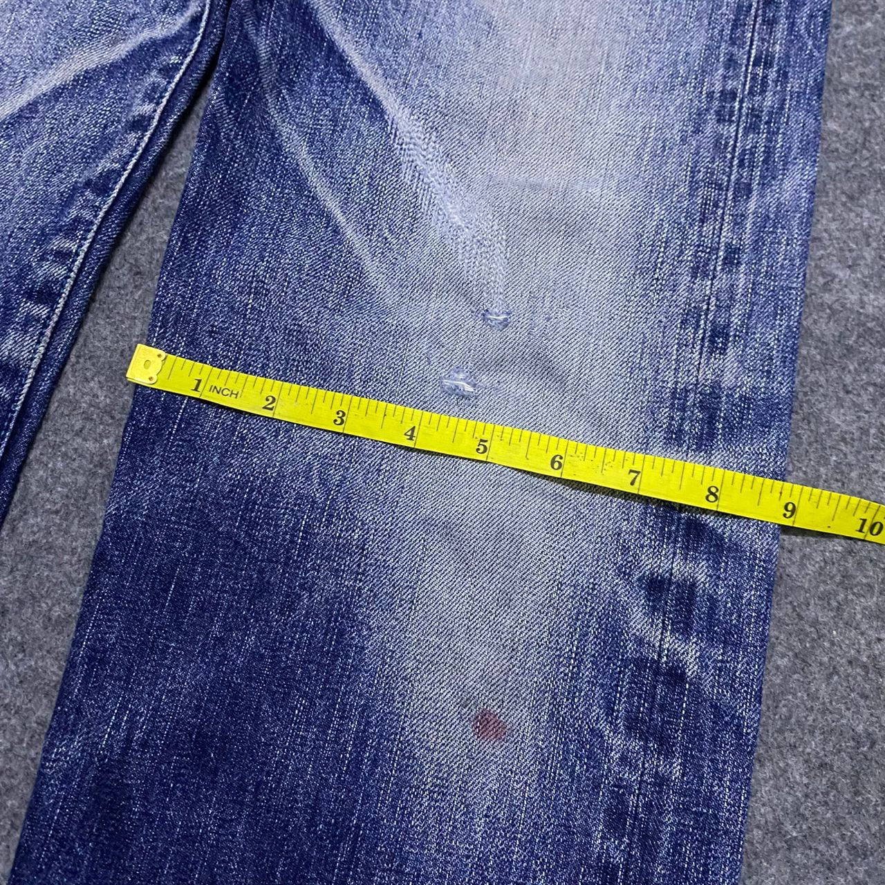 Japan Blue Vintage Blue Japan Selvegde Redline Distressed Denim Size US 31 - 8 Thumbnail