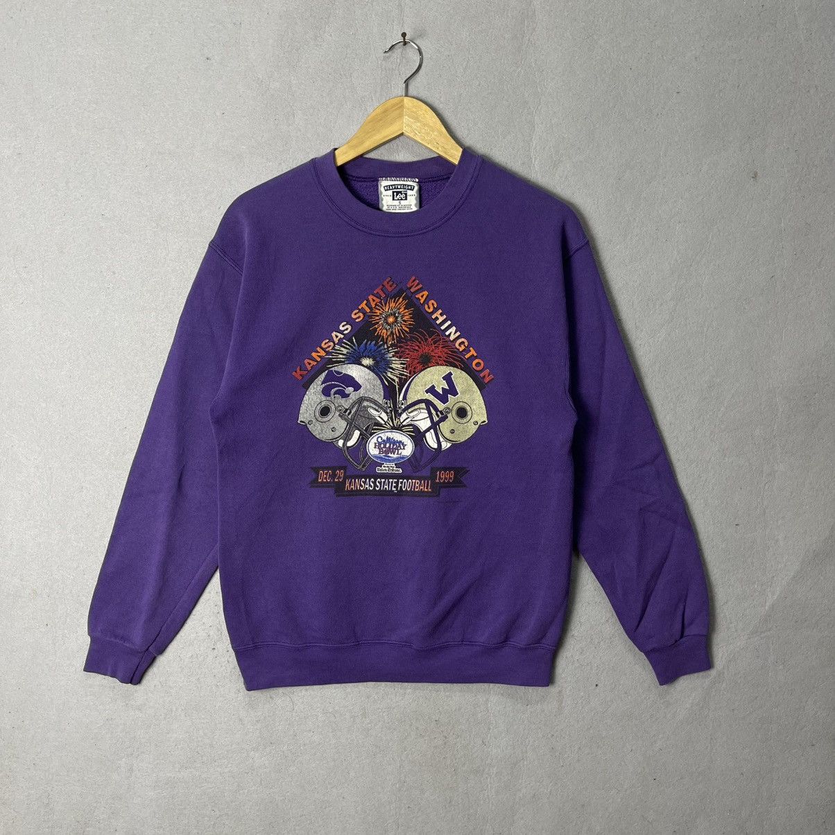 Lee Vintage Lee Kansas State vs Washington Football Sweatshirt Size US S / EU 44-46 / 1 - 1 Thumbnail