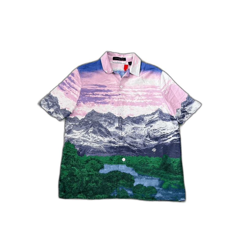 Louis Vuitton Louis Vuitton Mountain Print Short Sleeve Shirt-2506 Size M / US 6-8 / IT 42-44 - 1 Thumbnail