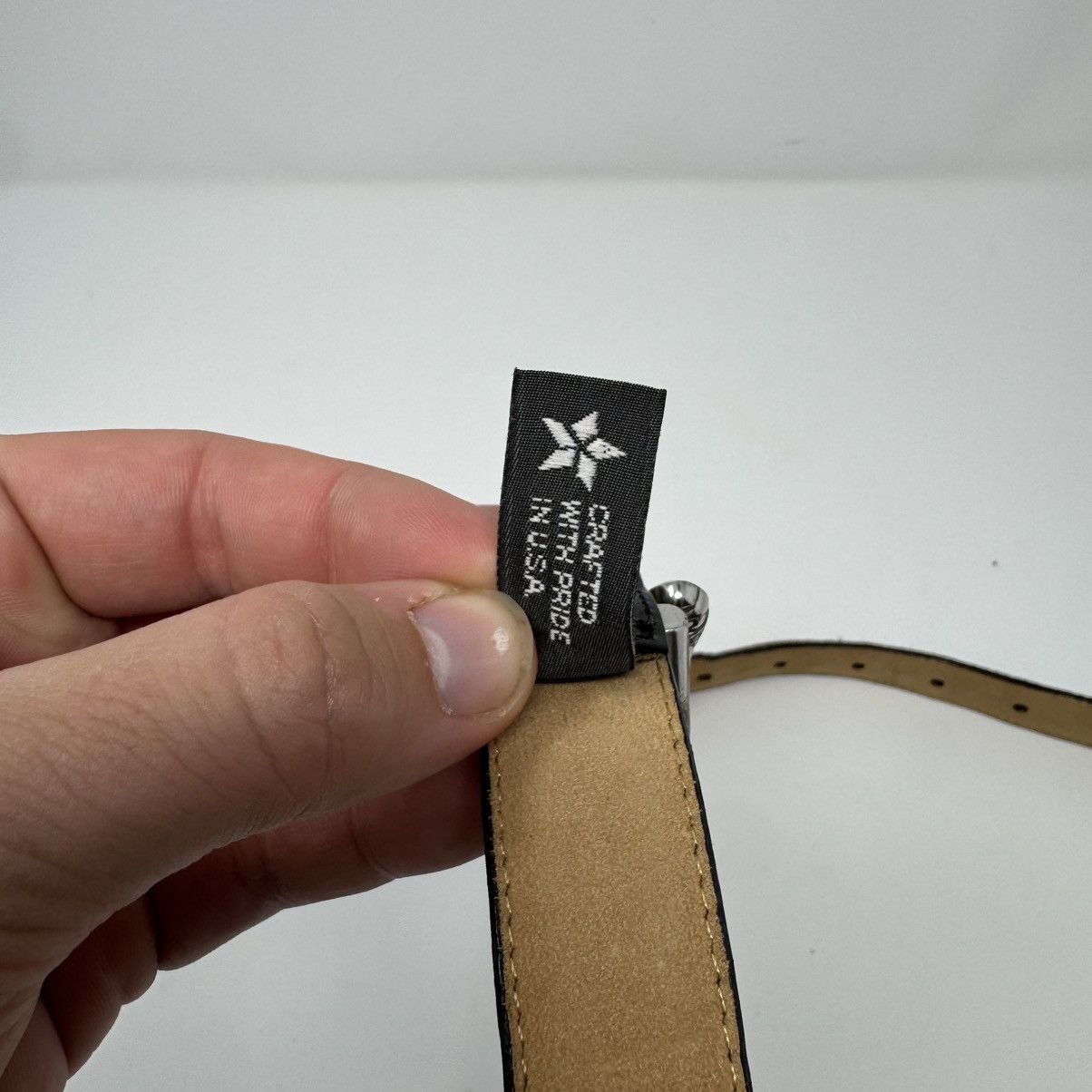 Brighton Brighton Black Croc Embossed Silver Buckle Belt Women's L Size ONE SIZE - 5 Thumbnail
