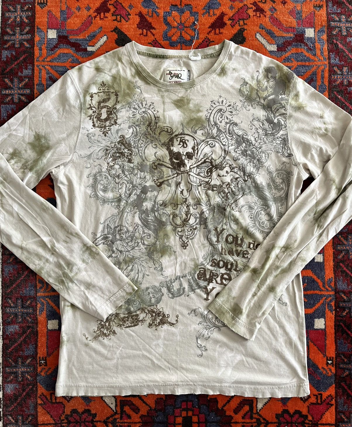 Vintage Y2K triple 5 soul affliction style shirt