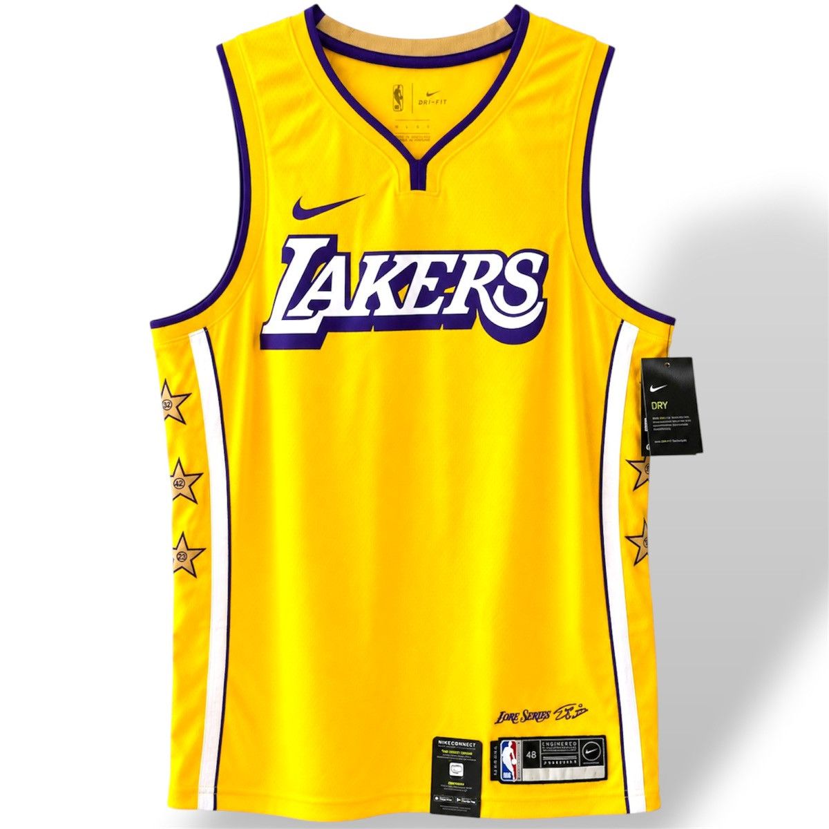 Nike NWT 2019 LOS ANGELES LAKERS NIKE BASKETBALL CITY JERSEY Size US L / EU 52-54 / 3 - 1 Thumbnail