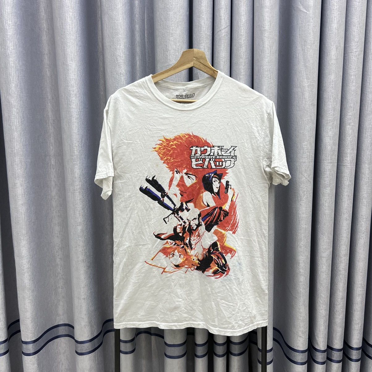 Vintage Anime Cowboy Bebop Printed Tee Size US M / EU 48-50 / 2 - 1 Thumbnail