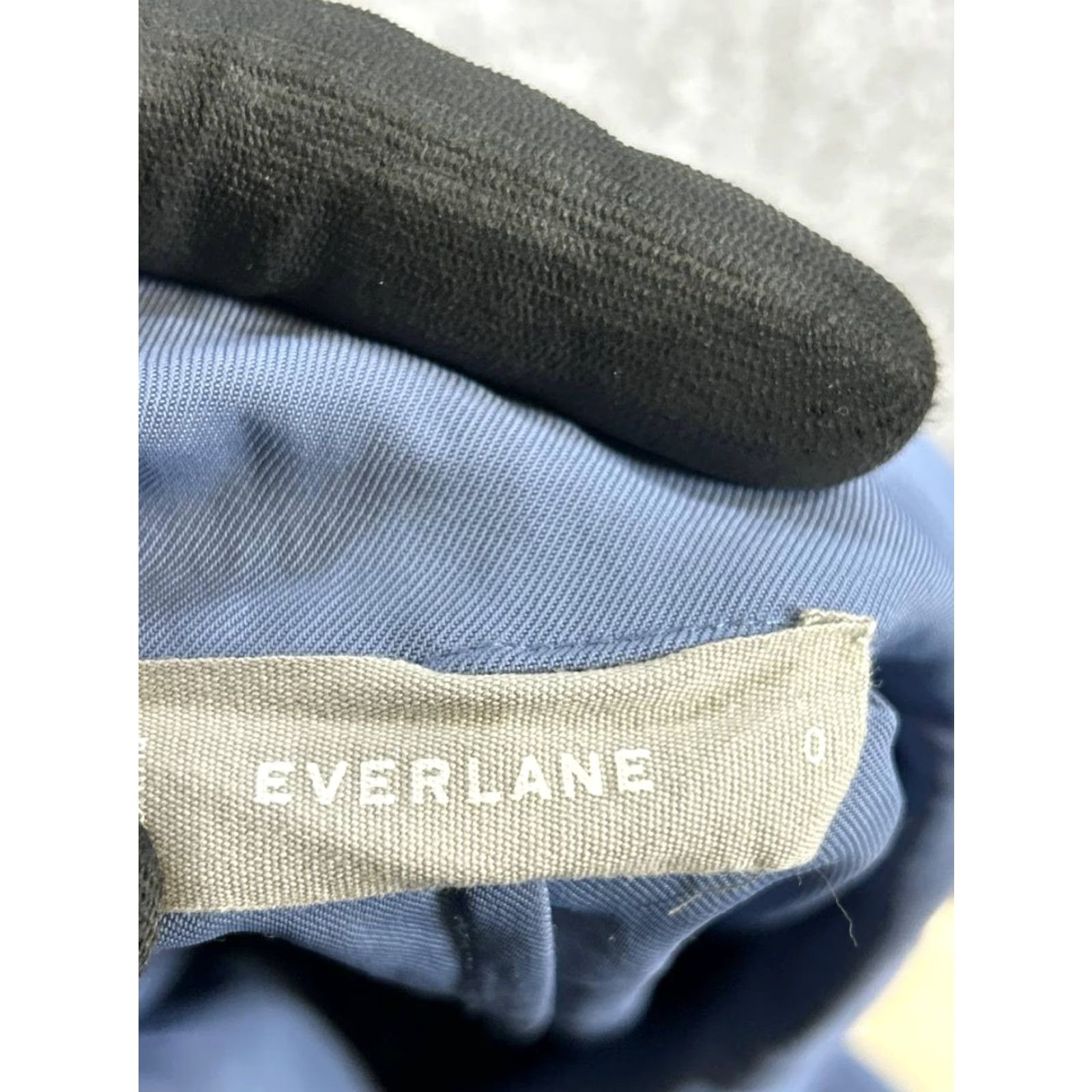 Everlane Everlane Dress Womens 0 Blue Wrap Blouson Size XS / US 0-2 / IT 36-38 - 3 Thumbnail