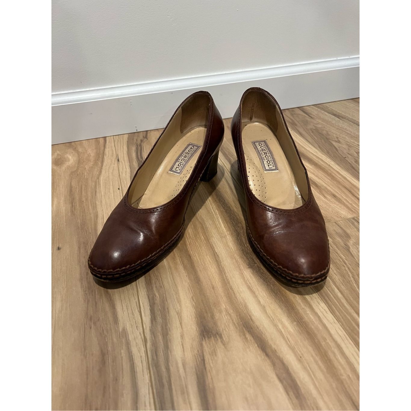 Other Quercioli Firenze Vintage Leather Heels Handmade in Italy eu Size US 8 / IT 38 - 1 Thumbnail