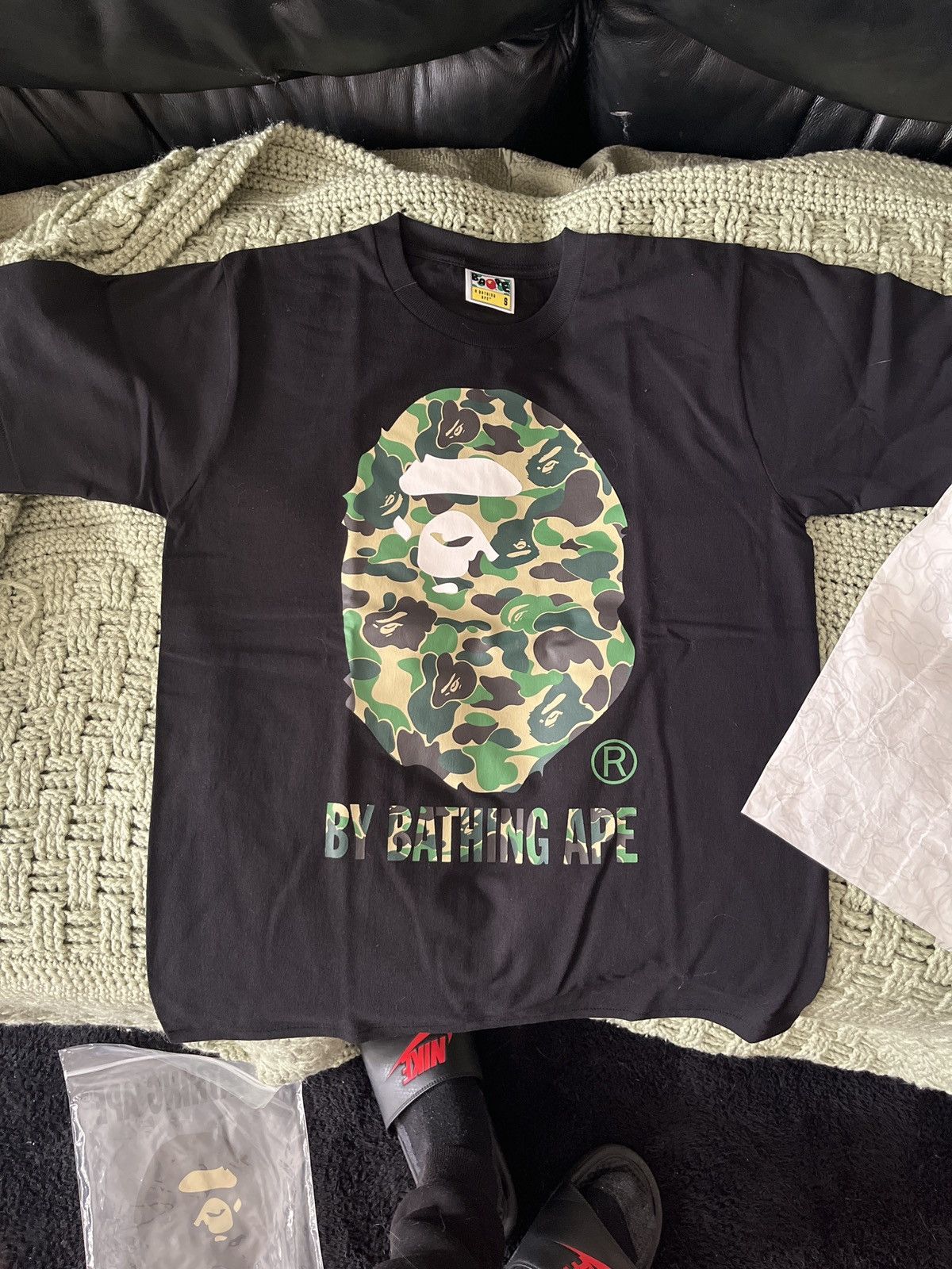 Bape Camo bape head Size US S / EU 44-46 / 1 - 1 Thumbnail