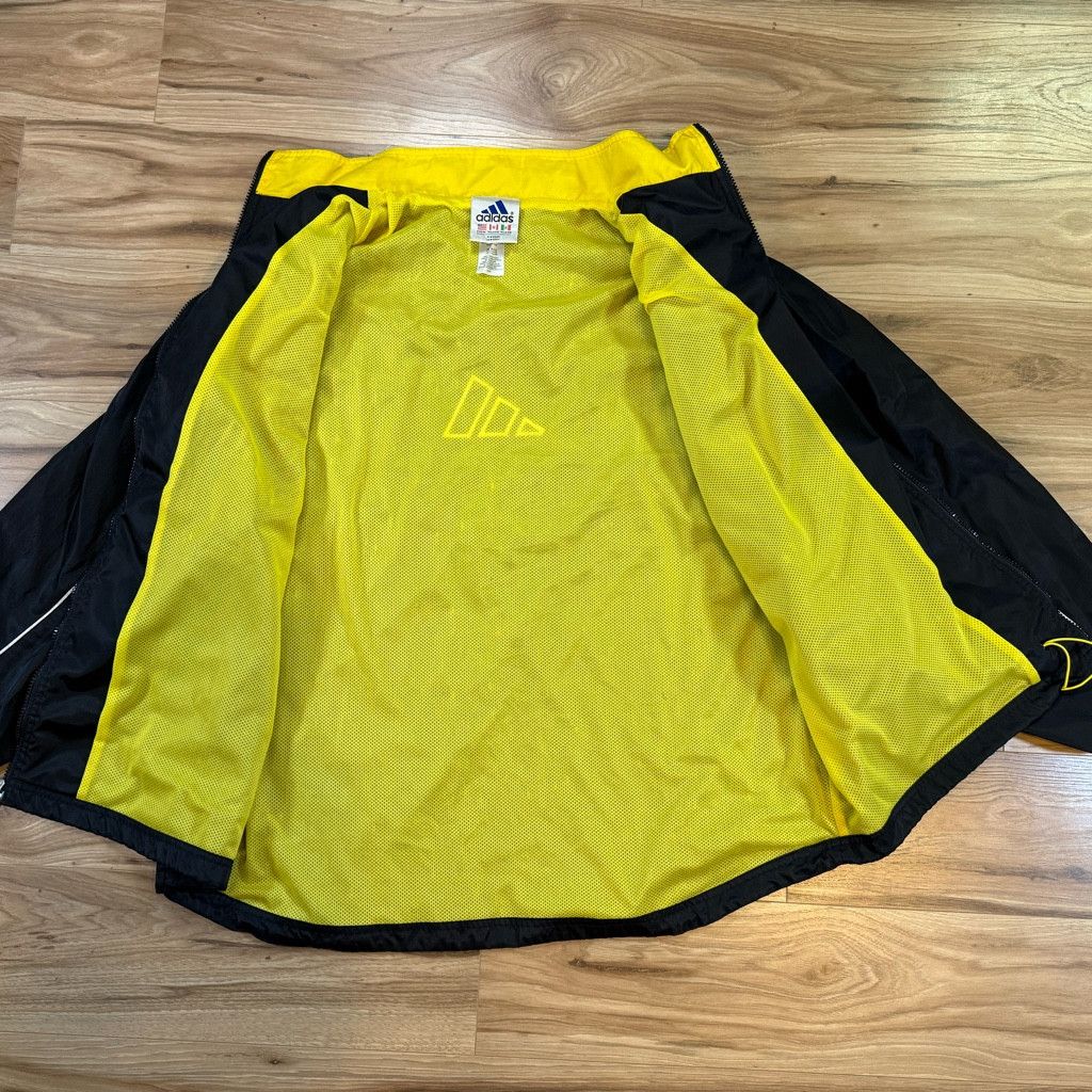 Adidas Adidas Men’s XL Black Yellow Track Jacket Pants Set Size US XL / EU 56 / 4 - 4 Thumbnail