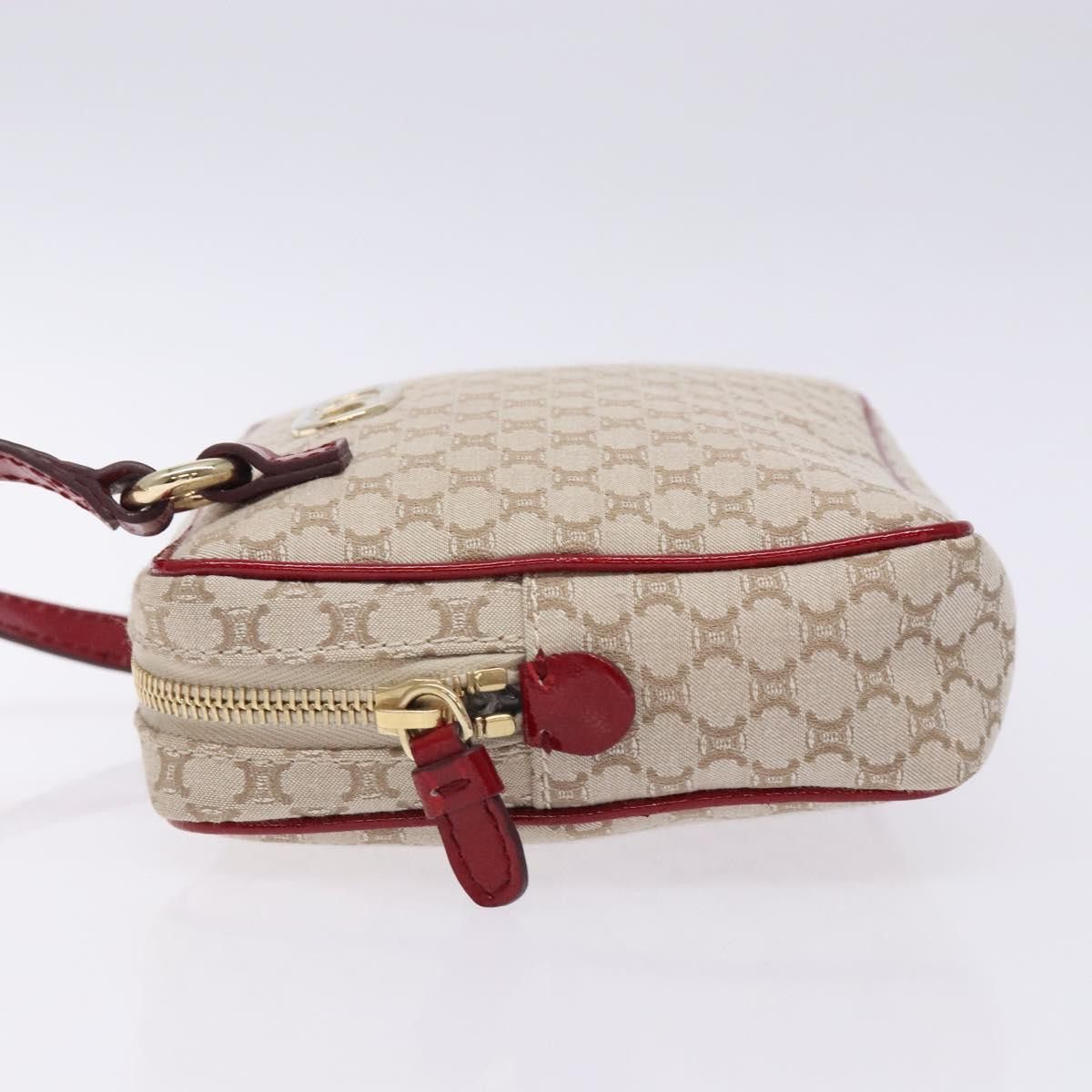 Celine CELINE Macadam Canvas Shoulder Bag Beige Gold Size ONE SIZE - 5 Thumbnail