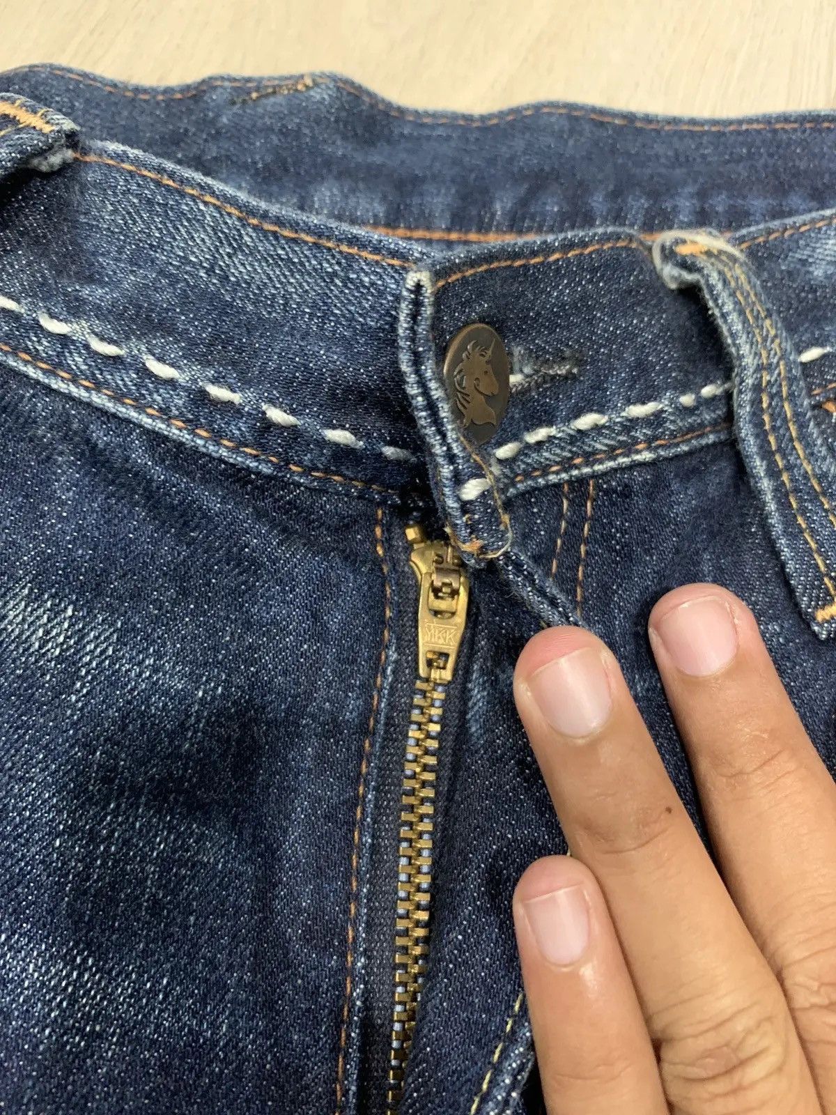 Japanese Brand × Vintage RNA jeans zipper leg style Size US 34 / EU 50 - 15 Thumbnail