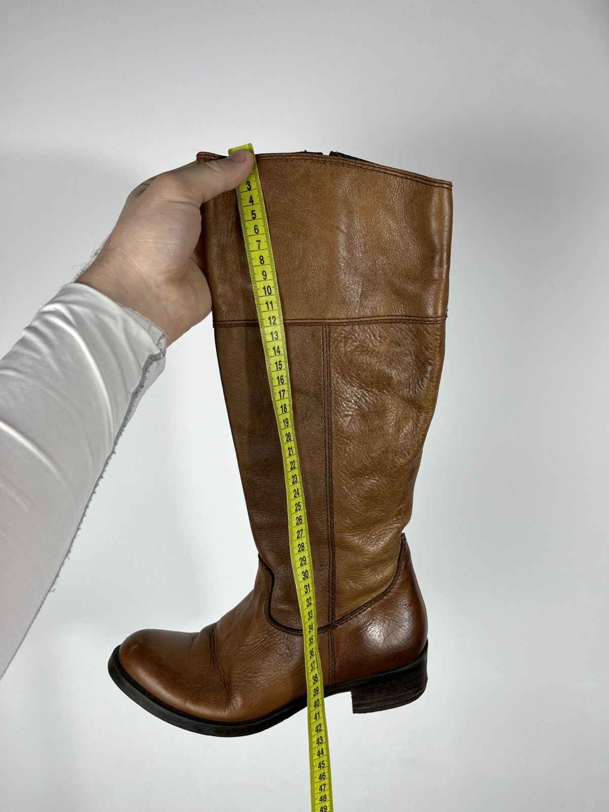 Other Western Leather Knee High Boots Brown EU 37 Size US 6 / IT 36 - 16 Thumbnail