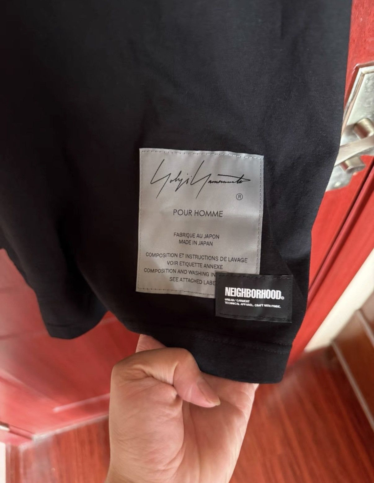 Yohji Yamamoto Yohji Yamamoto collaboration short-sleeve shirt Size US XL / EU 56 / 4 - 4 Thumbnail