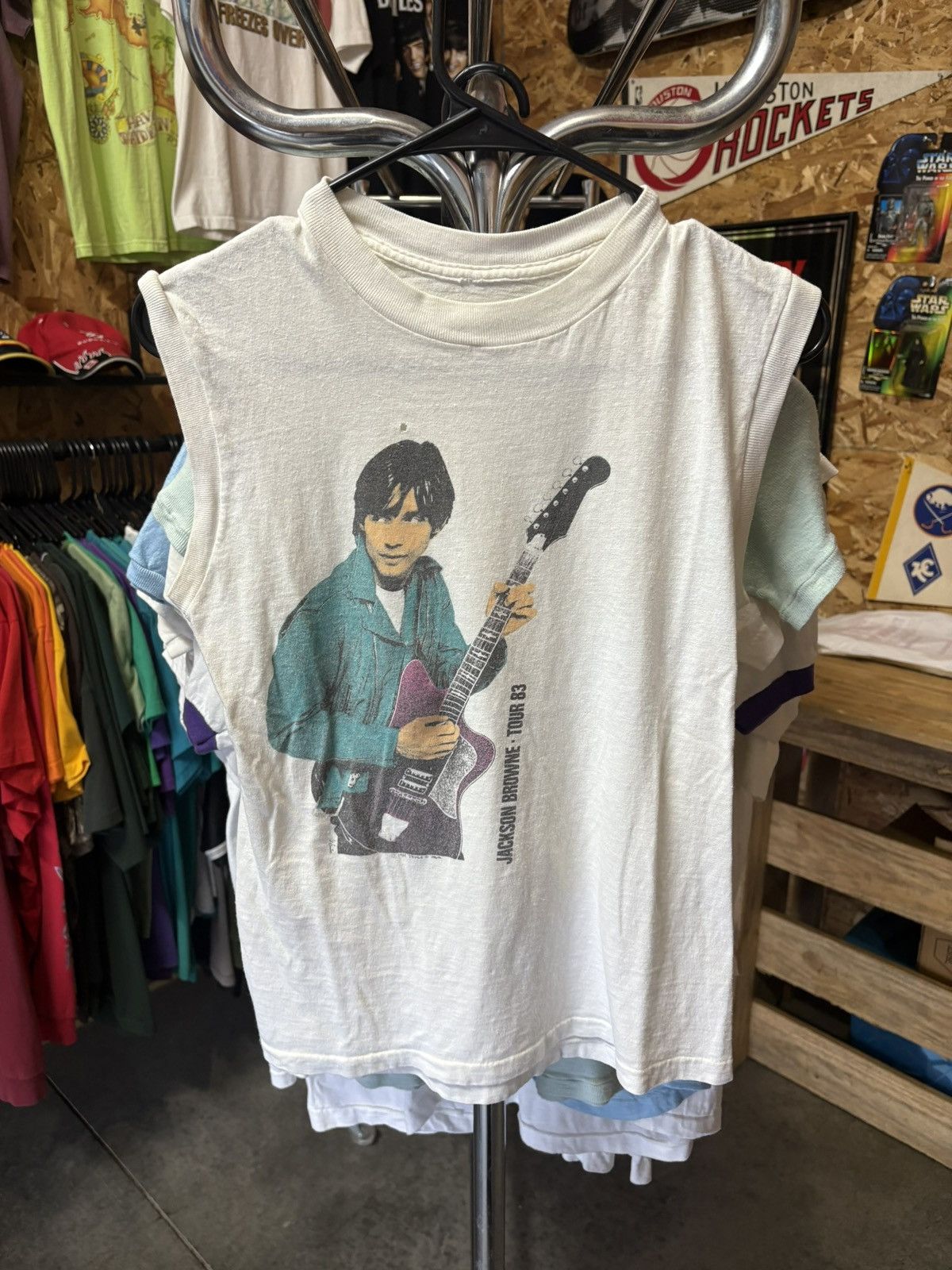 Band Tees 1983 Jackson Browne tour tank top Size US L / EU 52-54 / 3 - 1 Thumbnail