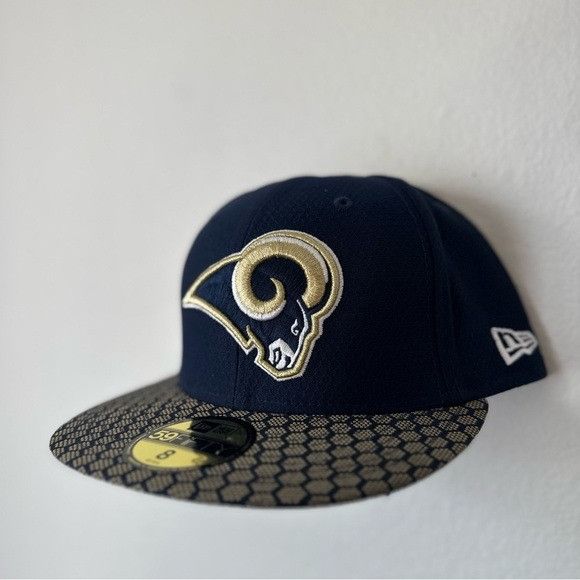 New Era New Era Flat Brim 59FIFTY Sideline Los Angeles Rams Sz 8 Size ONE SIZE - 3 Thumbnail