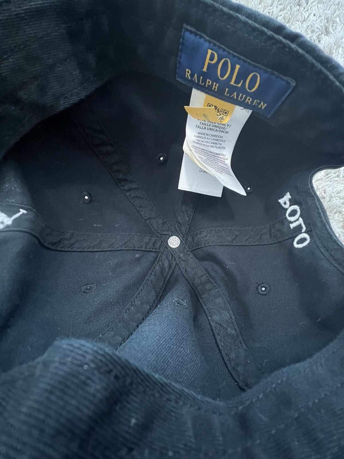 Polo Ralph Lauren Black polo hat Size ONE SIZE - 3 Thumbnail