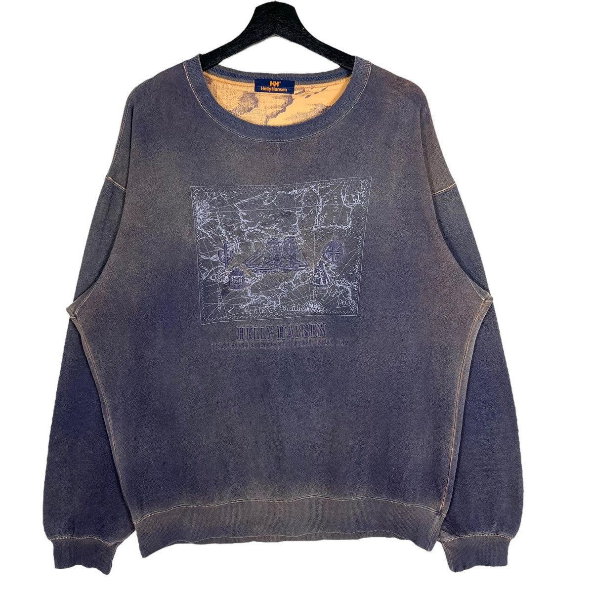 Helly Hansen × Vintage Helly Hansen Embroidery Logo Sweatshirt Size US XL / EU 56 / 4 - 1 Thumbnail