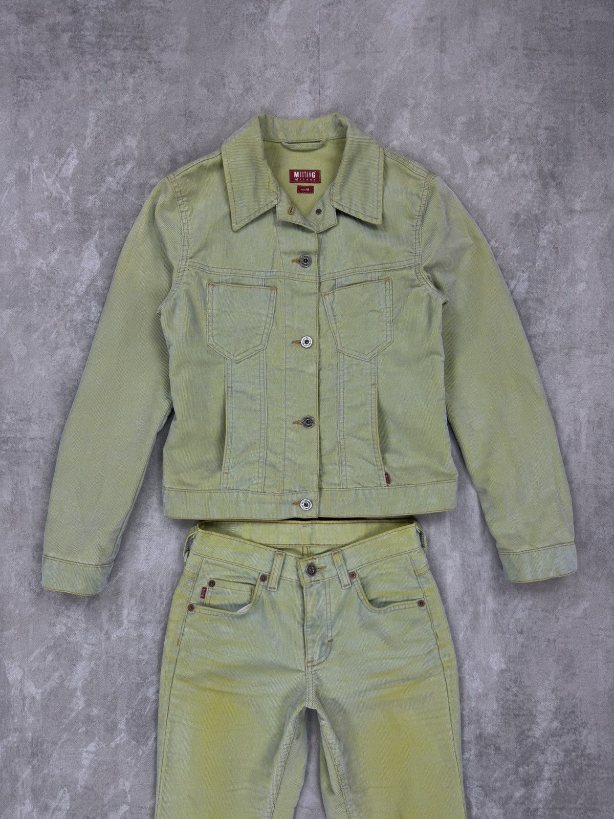 Mustang Vintage Mustang corduroy pants & jacket sets faded green Size M / US 6-8 / IT 42-44 - 5 Thumbnail