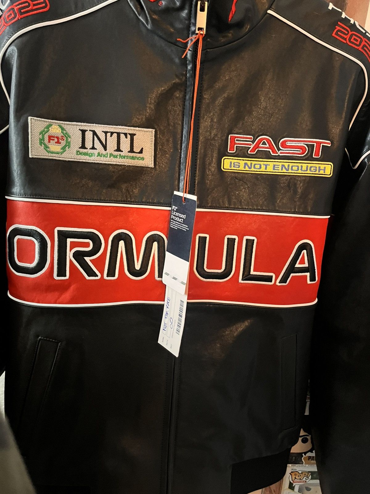 Formula 1 Formula 1 Leather Jacket “Pole Position” Size US S / EU 44-46 / 1 - 8 Thumbnail