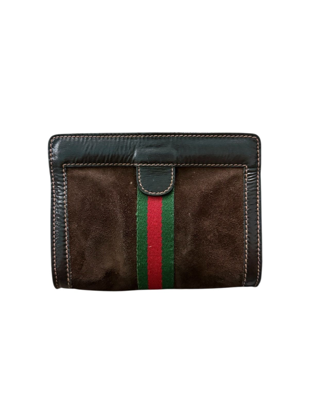 Gucci RARE VINTAGE GUCCI PARFUMS MINI SUEDE POUCH/CLUTH BAG Size ONE SIZE - 9 Thumbnail