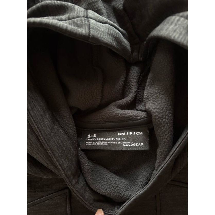 Under Armour Under Armour Hoodie Dark Charcoal Gray, Sporty Essential Size S / US 4 / IT 40 - 4 Thumbnail