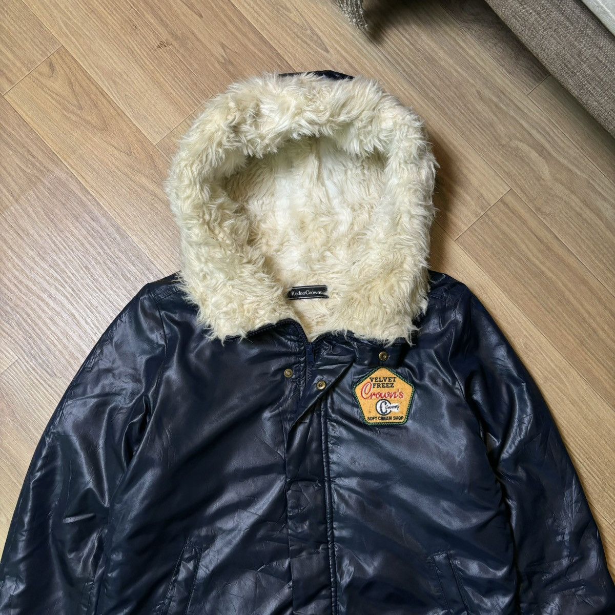 If Six Was Nine × Japanese Brand × Le Grande Bleu (L.G.B.) RodeoCrowns faux fur jacket ifsixwasnine L.G.B style japan Size US M / EU 48-50 / 2 - 5 Thumbnail