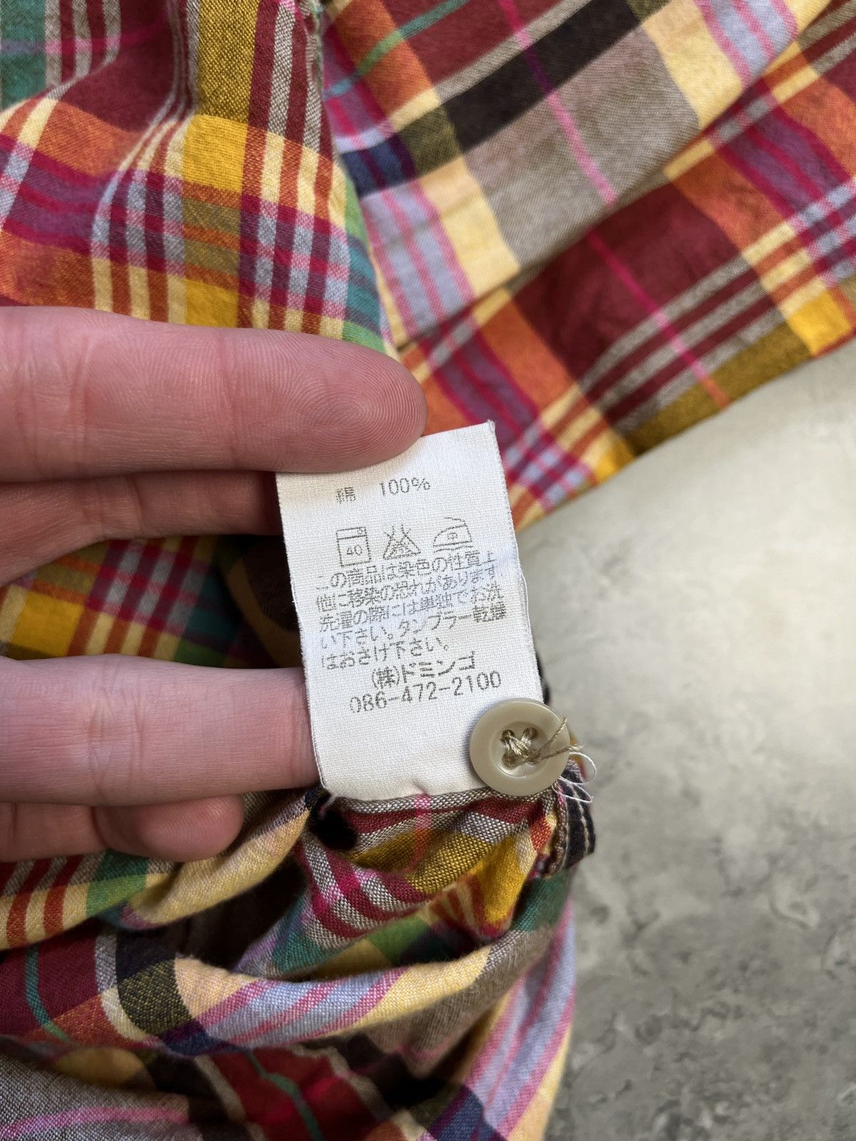 Spellbound Spell Bound Japan Mens Flannel Plaid Shirt Size US M / EU 48-50 / 2 - 11 Thumbnail