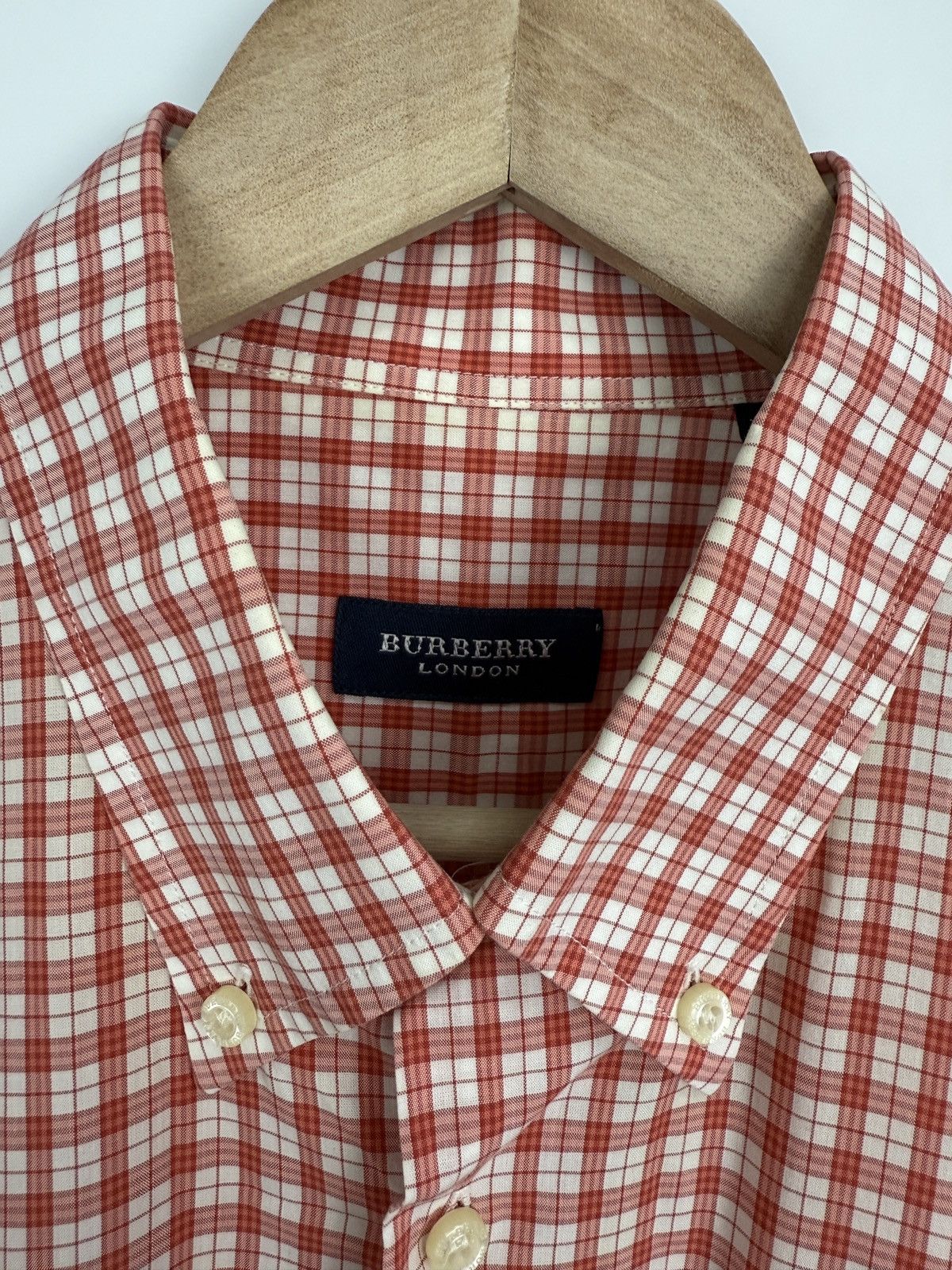 Burberry 🇬🇧 Vintage 90s Burberry London Shirt Rare Retro Hype Y2K Size US L / EU 52-54 / 3 - 6 Thumbnail