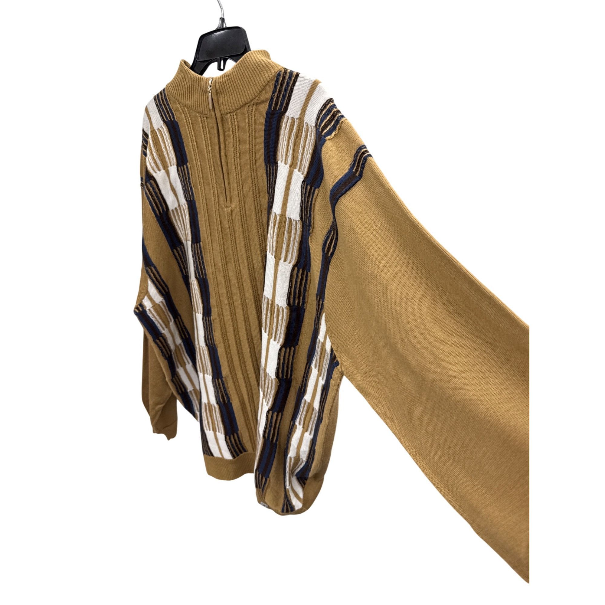 Stacy Adams Stacy Adams Mens Brown Blue Acrylic Sweater size 3XLT SKU819 Size US XXL / EU 58 / 5 - 4 Thumbnail